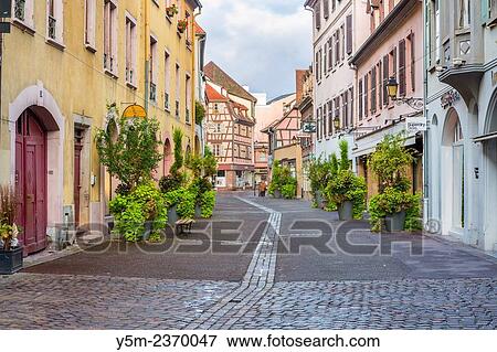 Old town in Colmar, Alsace, France, Europe. View Large Photo Image Stock Photo - Old town in Colmar, Alsace, France, Europe.. Fotosearch