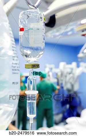 Stock Photograph - Operating room, Prostate cancer robotic surgery, Da Vinci surgical robot, Urology, Hospital Donostia, San Sebastian, Gipuzkoa, Basque Country, Spain. Fotosearch