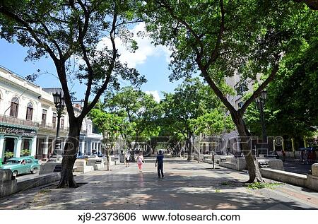 Stock Photograph - Paseo del Prado, Havana, Cuba. Fotosearch
