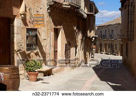 Pedraza, Segovia Province, Castille Leon, Spain. View Large Photo Image Picture - Pedraza, Segovia Province, Castille Leon, Spain.. Fotosearch