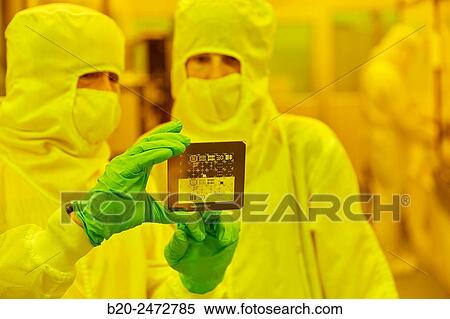 Stock Photography - Photomask, Photolithography Room, Photolithography mask. Cleanroom. Nanotechnology. Laboratory. CIC nanoGUNE Nano science Cooperative Research Center. Donostia. San Sebastian. Gipuzkoa. Basque Country. Spain.. Fotosearch