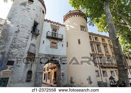 Portal de France, Ceret, France. View Large Photo Image Stock Photo - Portal de France, Ceret, France.. Fotosearch