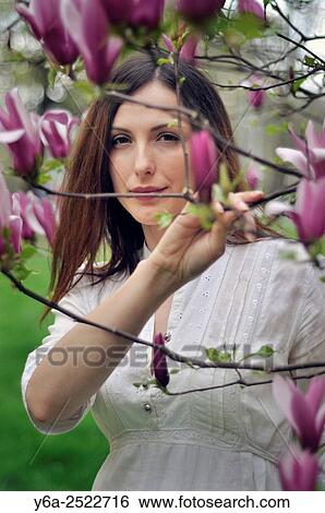Portrait of a young woman. View Large Photo Image Stock Photograph - Portrait of a young woman.. Fotosearch