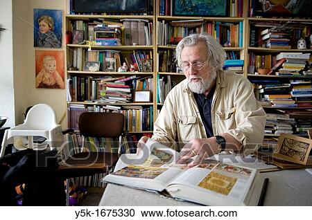 Portrait of the 72 year old Gerard, who is still actively working as a spiritual coach, painter and researcher. View Large Photo Image Stock Image - Portrait of the 72 year old Gerard, who is still actively working as a spiritual coach, painter and researcher.. Fotosearch