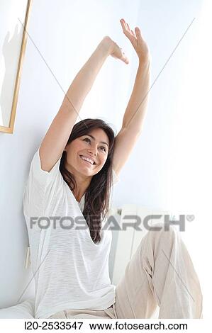 Stock Photo - Portrait of woman. Fotosearch