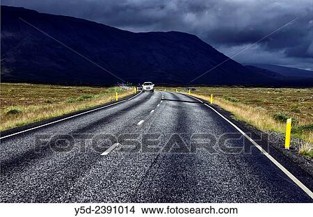 Road number 360 from Nesjavellir to Thingvellir, central Iceland View Large Photo Image Picture - Road number 360 from Nesjavellir to Thingvellir, central Iceland. Fotosearch
