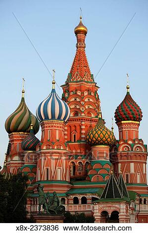 Saint Basil's Cathedral, or Cathedral of Vasily the Blessed, in the Red Square, Moscow, Russia. View Large Photo Image Stock Photograph - Saint Basil's Cathedral, or Cathedral of Vasily the Blessed, in the Red Square, Moscow, Russia.. Fotosearch