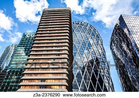 Skyscrapers at Paris-La D? fense, France. View Large Photo Image Stock Image - Skyscrapers at Paris-La D? fense, France.. Fotosearch