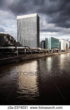 Skyscrapers of La D? fense, Europe's largest purpose-built business district, Paris, France. View Large Photo Image Stock Image - Skyscrapers of La D? fense, Europe's largest purpose-built business district, Paris, France.. Fotosearch