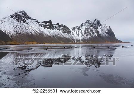 Stokksnes pen? nsula, Hofn, Southern Iceland, Iceland. View Large Photo Image Stock Image - Stokksnes pen? nsula, Hofn, Southern Iceland, Iceland.. Fotosearch