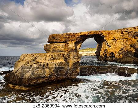 Picture - The Azure Window - Gozo Island, Malta.. Fotosearch