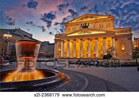The Bolshoi Theatre. Moscow, Russia. View Large Photo Image Stock Photo - The Bolshoi Theatre. Moscow, Russia.. Fotosearch