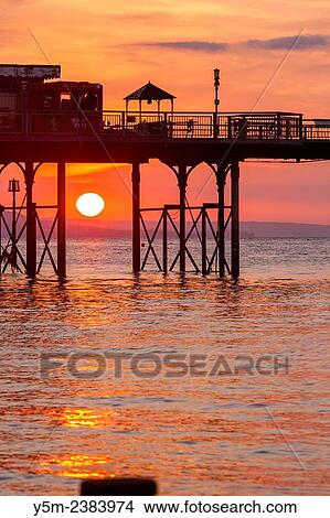 The historic pier at Teignmouth, Devon, England, United Kingdom, Europe. View Large Photo Image Picture - The historic pier at Teignmouth, Devon, England, United Kingdom, Europe.. Fotosearch
