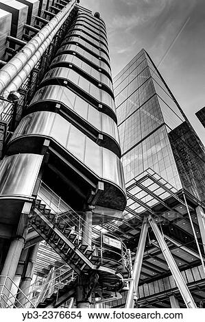 The Lloyd's Building and The Leadenhall Building, London, England. View Large Photo Image Picture - The Lloyd's Building and The Leadenhall Building, London, England.. Fotosearch