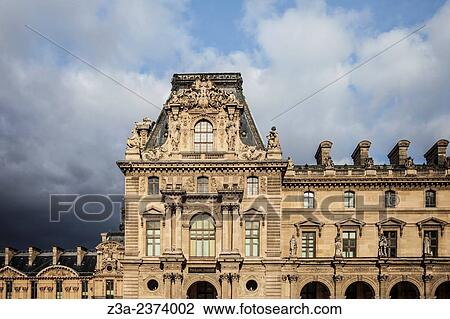 The Louvre Museum in Paris, France. View Large Photo Image Stock Image - The Louvre Museum in Paris, France.. Fotosearch