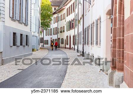 Stock Photography - The Old Town Basel, Kanton Basel-Stadt, Switzerland, Europe.. Fotosearch