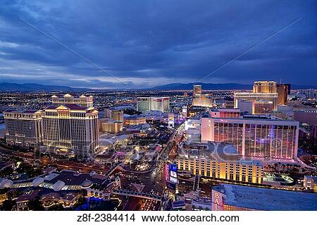 Top view of one side of the Las Vegas Boulevard, Nevada, USA, the last day of 2014. View Large Photo Image Picture - Top view of one side of the Las Vegas Boulevard, Nevada, USA, the last day of 2014.. Fotosearch