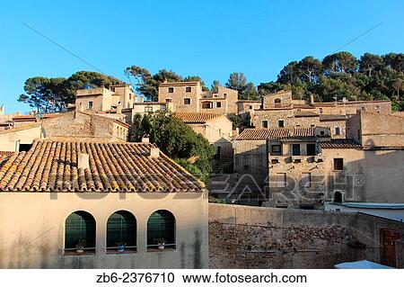 Tossa de Mar, Costa Brava, Girona province, Catalonia, Spain View Large Photo Image Stock Image - Tossa de Mar, Costa Brava, Girona province, Catalonia, Spain. Fotosearch