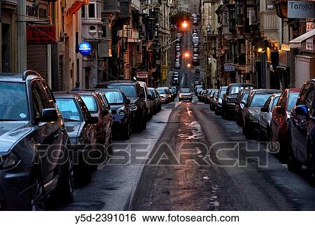 Valletta street in the evening, Malta, Europe. View Large Photo Image Stock Photograph - Valletta street in the evening, Malta, Europe.. Fotosearch