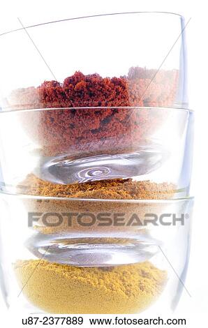 Variety of Spices, Paprika, Coriander, Curry. View Large Photo Image Stock Photo - Variety of Spices, Paprika, Coriander, Curry.. Fotosearch