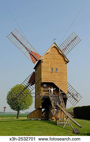 Windmill called Pelard at Bouville, Beauce, Eure-et-Loir department, Centre region, France, Europe. View Large Photo Image Stock Image - Windmill called Pelard at Bouville, Beauce, Eure-et-Loir department, Centre region, France, Europe.. Fotosearch