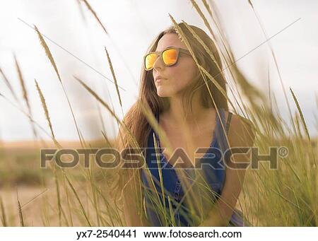 Young attractive woman. View Large Photo Image Stock Image - Young attractive woman.. Fotosearch