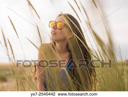 Stock Image - Young attractive woman.. Fotosearch
