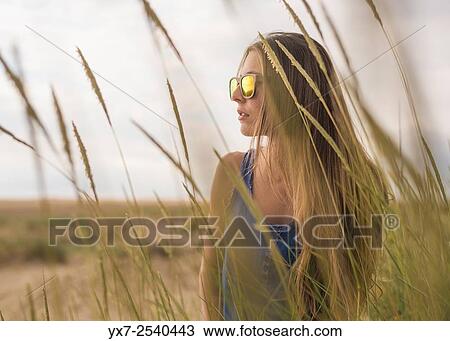 Young attractive woman. View Large Photo Image Stock Image - Young attractive woman.. Fotosearch