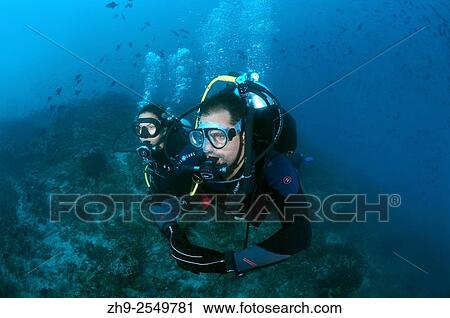 Young couple looking at the coral divers, Indian Ocean, Maldives. View Large Photo Image Stock Image - Young couple looking at the coral divers, Indian Ocean, Maldives.. Fotosearch