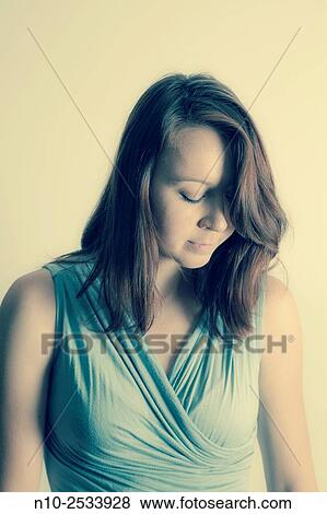 Young woman. View Large Photo Image Stock Photo - Young woman.. Fotosearch