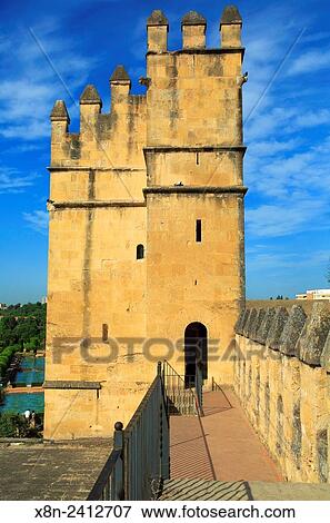 Stock Photo - Alcazar of the Christian Kings (Alcazar de los Reyes Cristianos), Cordoba, Andalusia, Spain.. Fotosearch