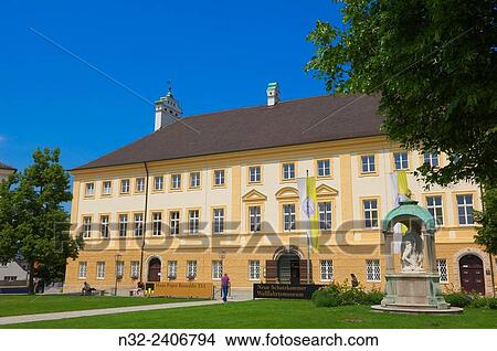 Altoetting, Pope Benedict XVI House, Pilgrimage museum, Chapel Square, Upper Bavaria, Bavaria, Germany,. View Large Photo Image Picture - Altoetting, Pope Benedict XVI House, Pilgrimage museum, Chapel Square, Upper Bavaria, Bavaria, Germany,.. Fotosearch