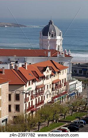 Casino tower, Santander, Spain. View Large Photo Image Stock Image - Casino tower, Santander, Spain.. Fotosearch