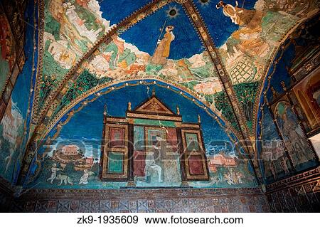 Stock Photo - Castello di Torrechiara, the Golden Chamber, Parma Italy. Fotosearch
