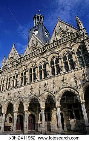 City Hall of Saint-Quentin, Aisne department, Picardy region, northern France, Europe. View Large Photo Image Stock Image - City Hall of Saint-Quentin, Aisne department, Picardy region, northern France, Europe.. Fotosearch