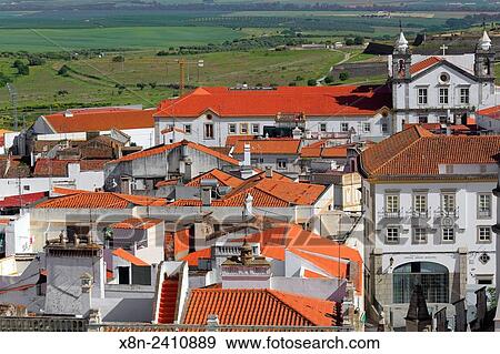 Stock Photo - Cityscape, Elvas, Alentejo, Portugal.. Fotosearch