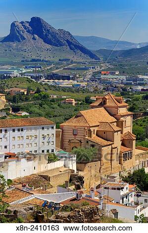 Cityscape from castle tower, Antequera, Andalusia, Spain. View Large Photo Image Stock Image - Cityscape from castle tower, Antequera, Andalusia, Spain.. Fotosearch