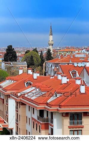 Picture - Cityscape from Walls of Constantinople, Istanbul, Turkey.. Fotosearch