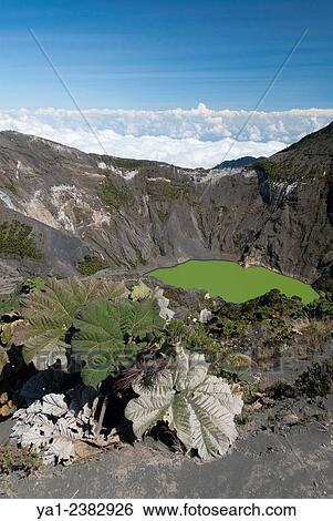 Costa Rica. National park Volcan Irazu, Diego de la Haya crater and lake View Large Photo Image Stock Photograph - Costa Rica. National park Volcan Irazu, Diego de la Haya crater and lake. Fotosearch