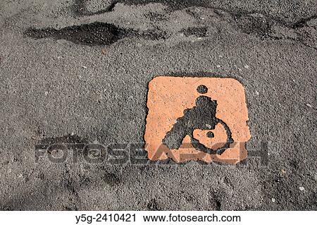 Disabled car parking sign in street road in rome italy View Large Photo Image Stock Image - Disabled car parking sign in street road in rome italy. Fotosearch