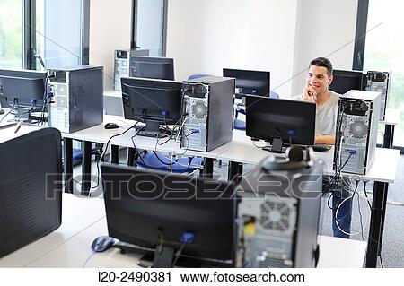 Executive. Computer Academy. View Large Photo Image Stock Image - Executive. Computer Academy.. Fotosearch