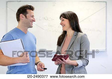 Stock Photo - Executive partner. Computer Academy.. Fotosearch