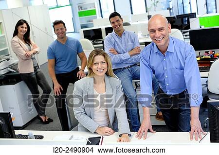 Executive Team. Office. View Large Photo Image Picture - Executive Team. Office.. Fotosearch