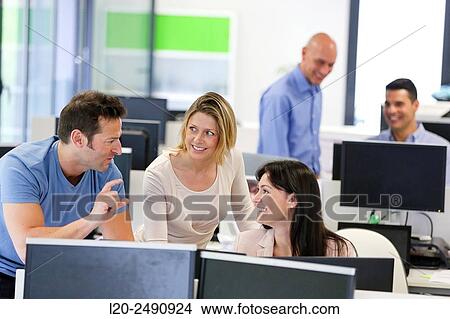Picture - Executive Team. Office.. Fotosearch