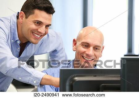 Stock Image - Executives. Office.. Fotosearch