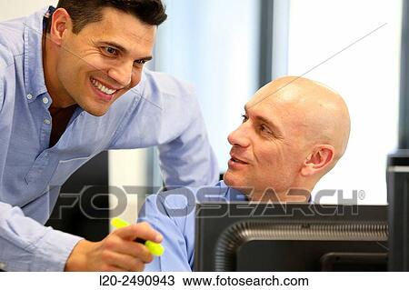 Executives. Office. View Large Photo Image Stock Image - Executives. Office.. Fotosearch