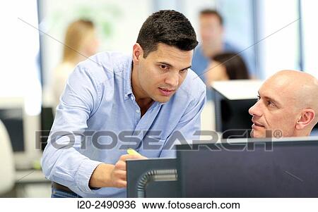 Executives. Office. View Large Photo Image Stock Photograph - Executives. Office.. Fotosearch