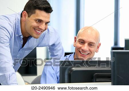 Executives. Office. View Large Photo Image Stock Photograph - Executives. Office.. Fotosearch