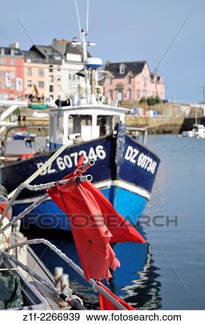 Fishing boat in Douarnenez, Brittany, France. View Large Photo Image Stock Photo - Fishing boat in Douarnenez, Brittany, France.. Fotosearch
