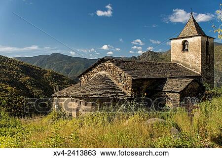 Stock Image - Ginestarre, Vall de Cardos, Pallars Sobira, Lerida, Catalonia, Spain.. Fotosearch
